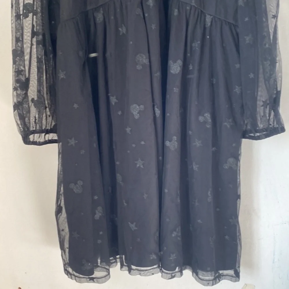 NWT Torrid 30 Mickey Stars Tulle Illusion Skater Dress - Picture 10 of 11